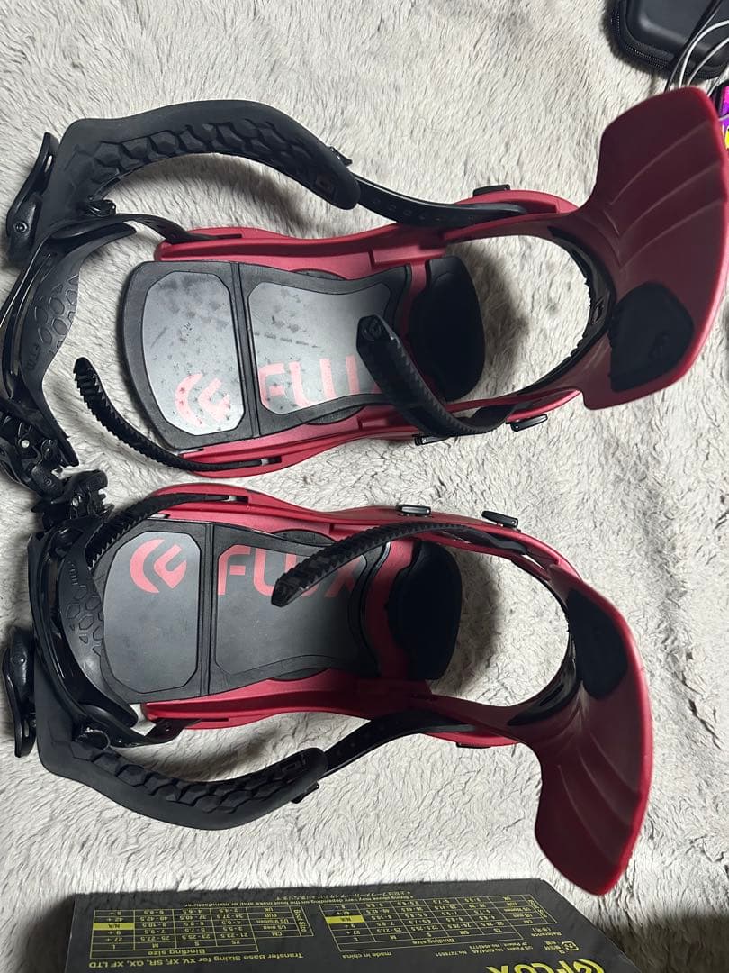 期間限定価格‼️FLUX XFビンディング Lサイズ メタリックレッド