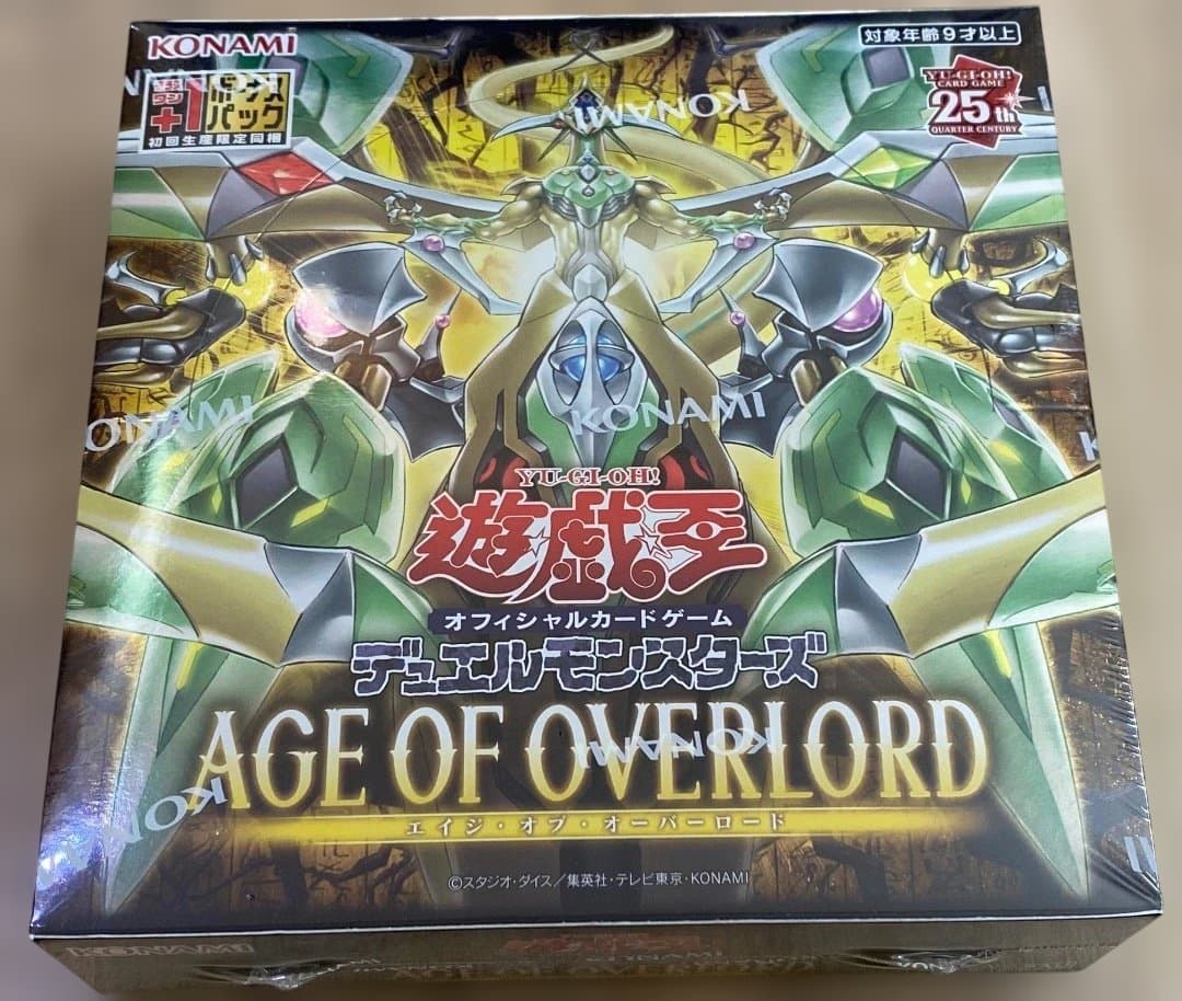 遊戯王 エイジ オブ オーバーロード 新品 未開封 BOX シュリンク付
