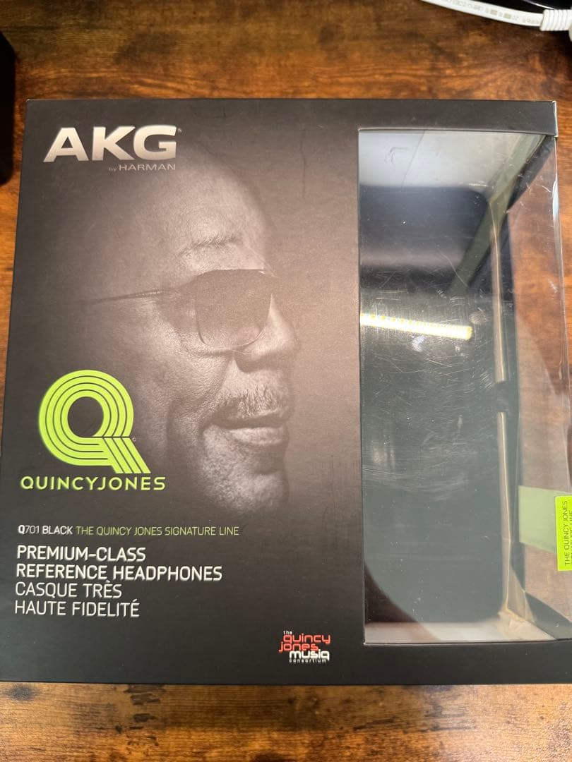 【美品】AKG Q701 BLACK（イヤーパッド交換済）