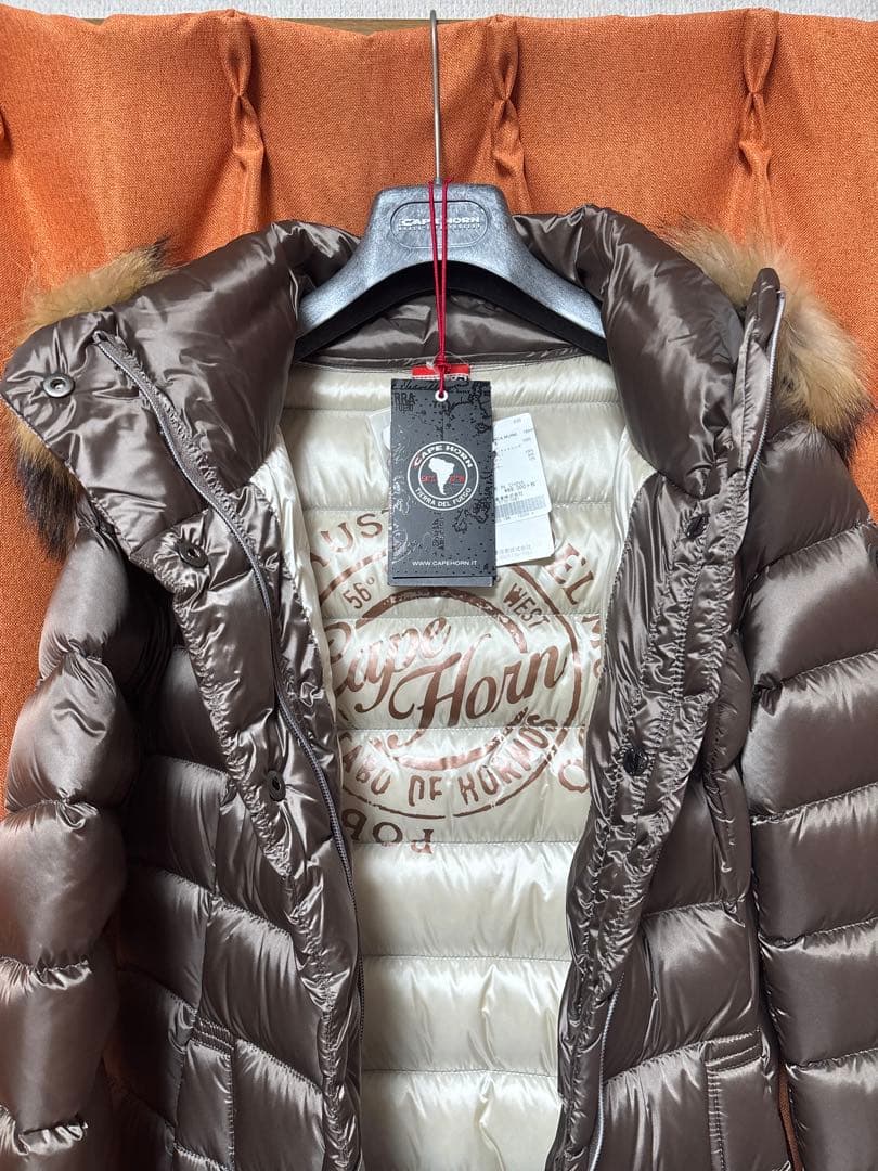 ケープホーン ダウンコート フード付き