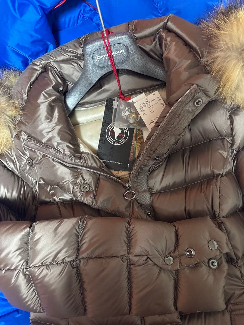 ケープホーン ダウンコート フード付き