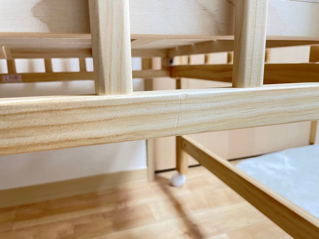 【新品同様】ベビーベッド 大和屋 ノモック ミニ Wオープンハイタイプ