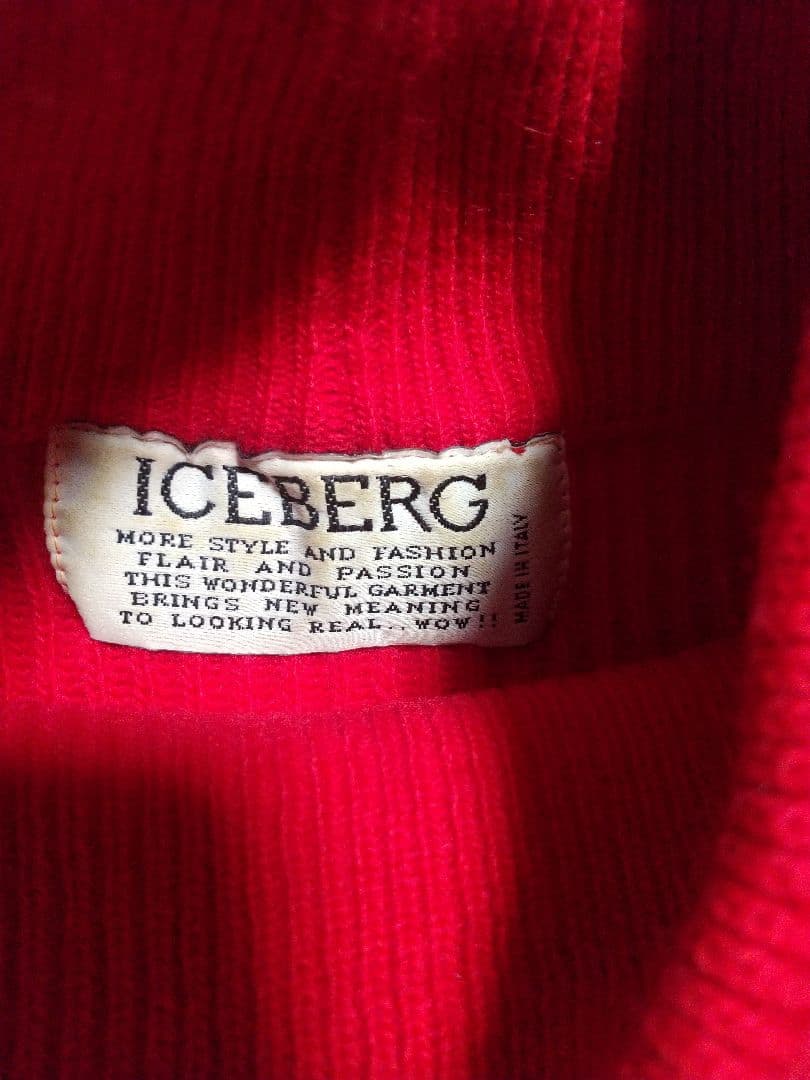 90s ICEBERG × Disney ダルメシアン刺繍ニット イタリア製