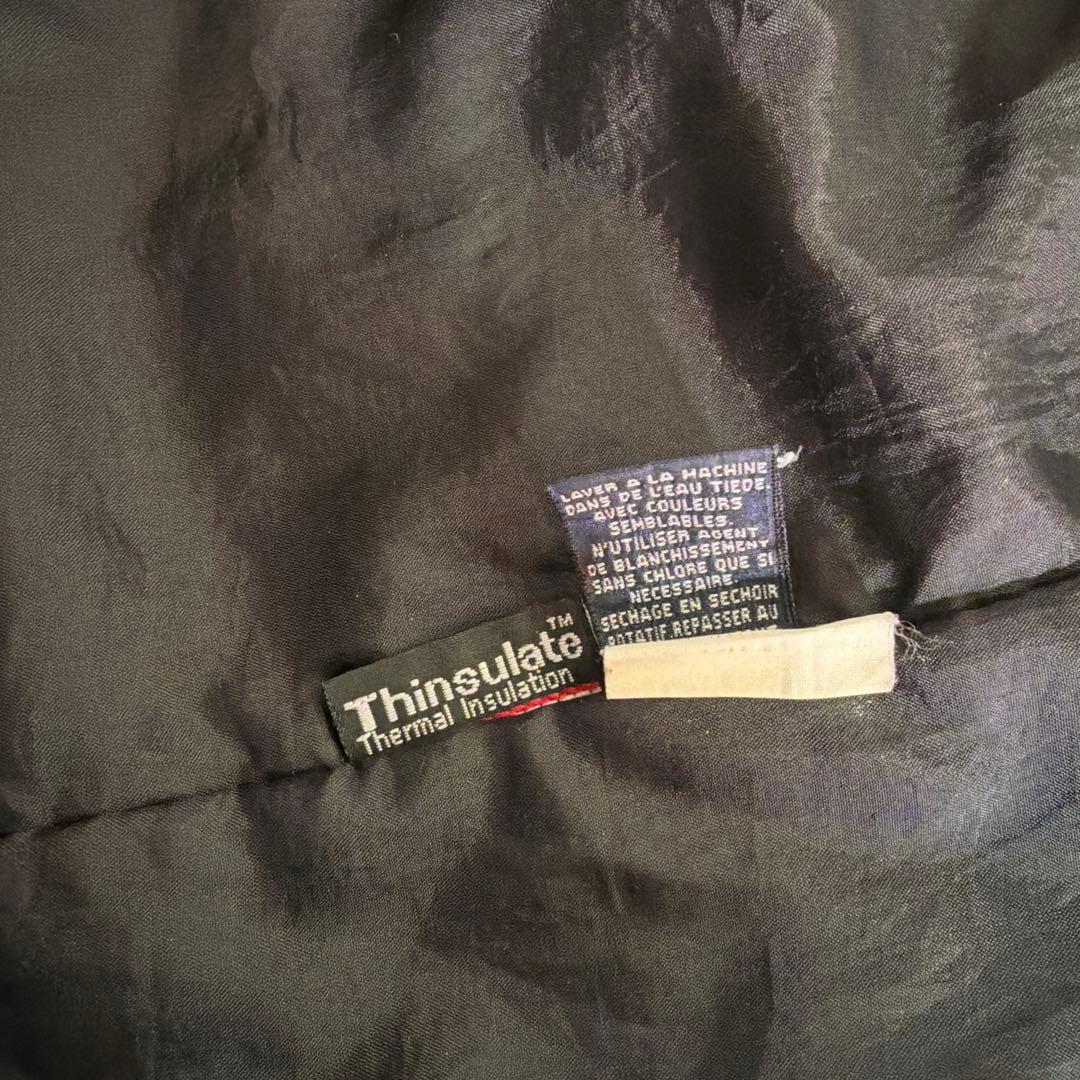 EBTEK EDDIE BAUER 中綿　ナイロンジャケット　ブラック　古着