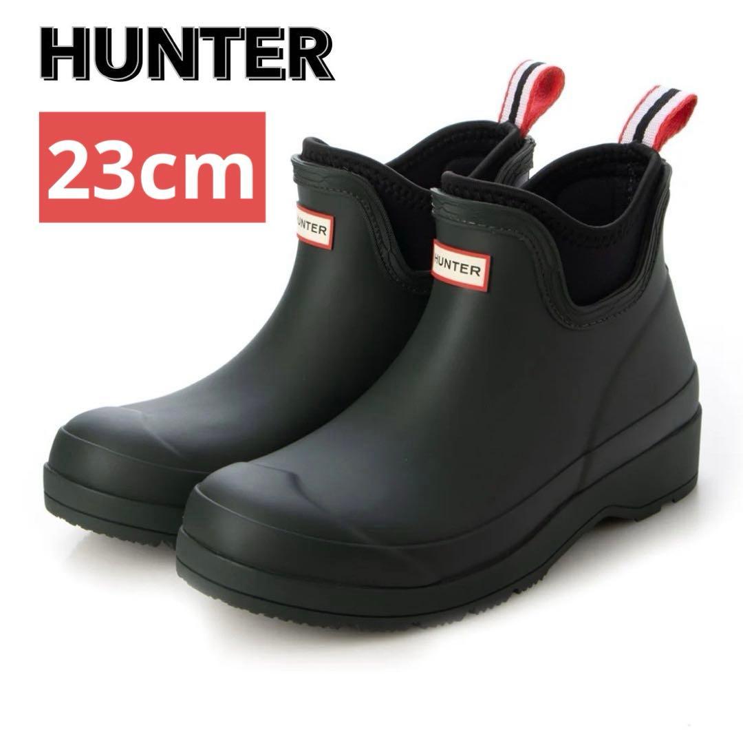 【美品】HUNTERハンター レディース プレイ チェルシー ネオプレーンブーツ