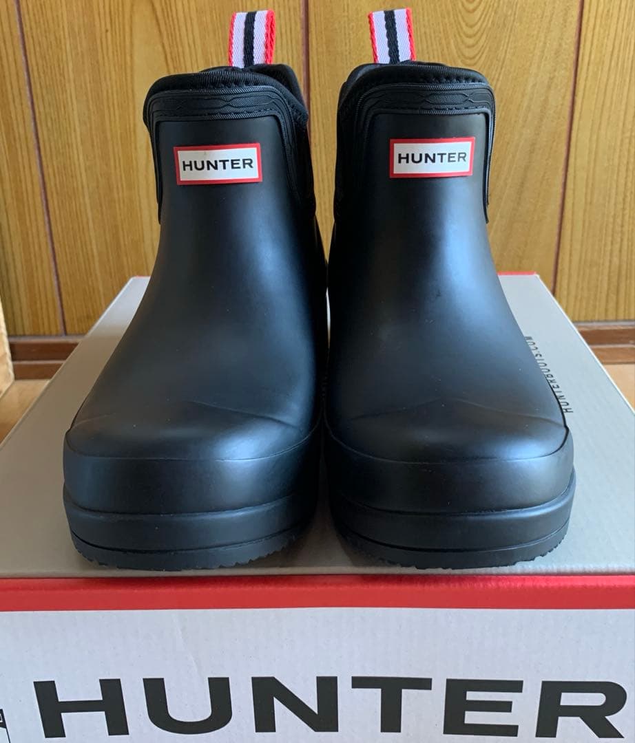 【美品】HUNTERハンター レディース プレイ チェルシー ネオプレーンブーツ
