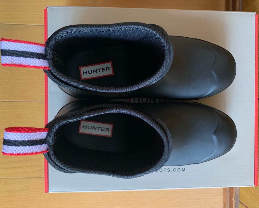 【美品】HUNTERハンター レディース プレイ チェルシー ネオプレーンブーツ