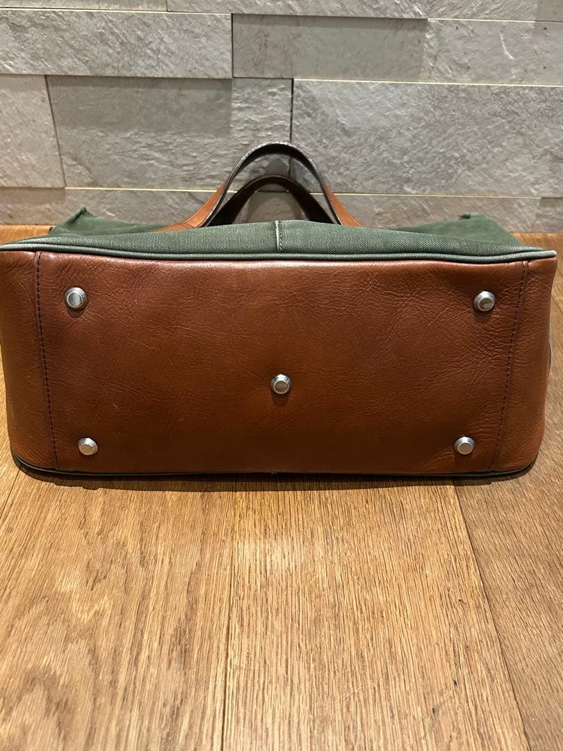  Peak スノーピーク コットン　ビジネスバック オリーブカラー