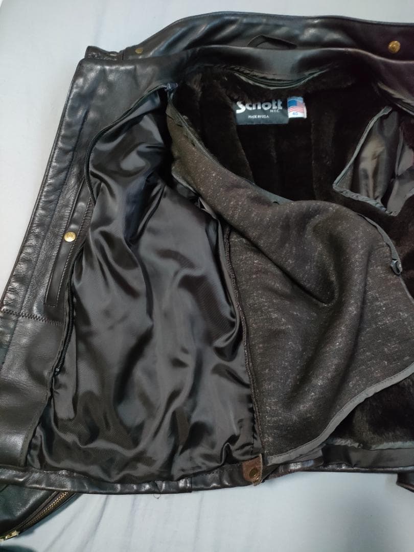 ショット SCHOTT 141 現行型ダークブラウン　サイズ40