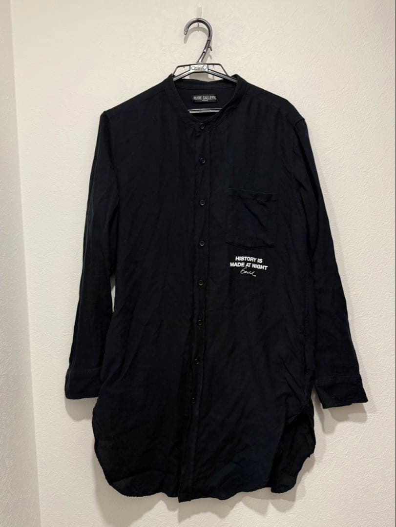 トップス RUDE GALLERY GODLIS NO COLLAR SHIRT M