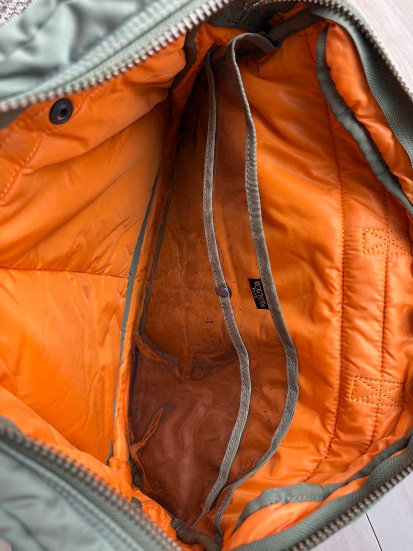 廃番品PORTER タンカー　2WAYビジネスバッグ　カーキ