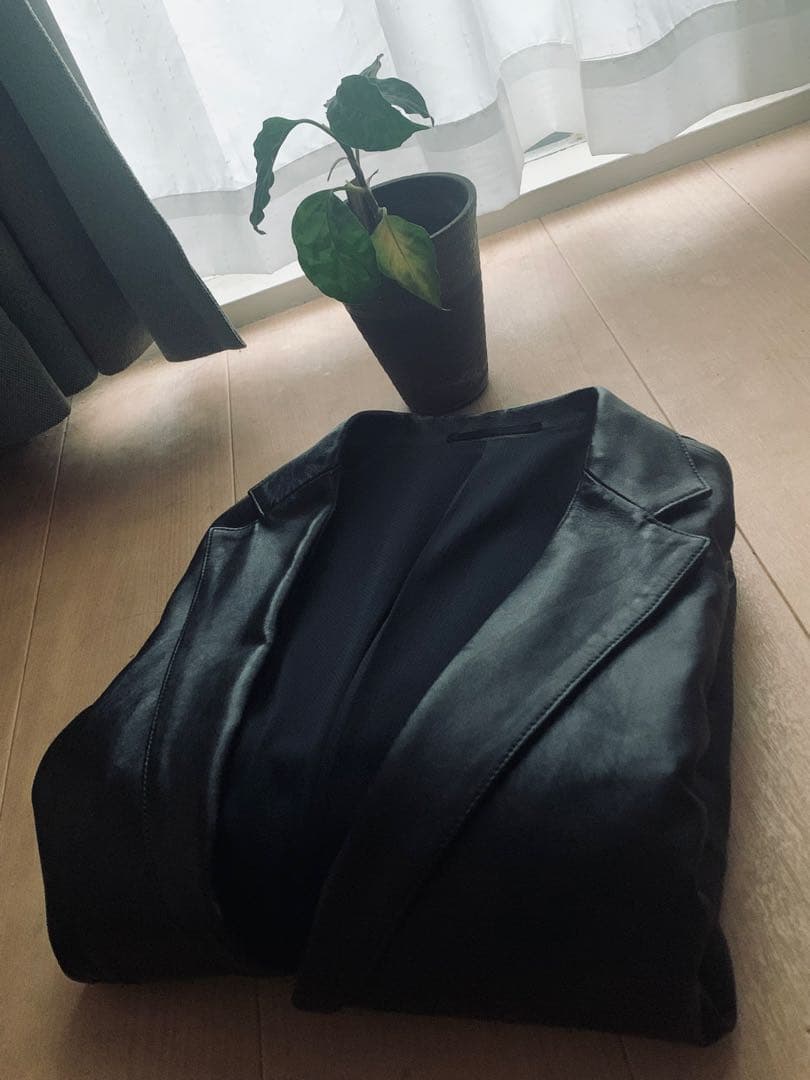 希少サイズ！5351プールオム人気完売！定価8万ON/OFF自在レザージャケット