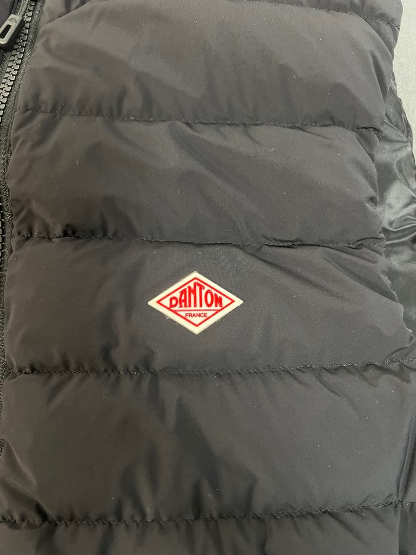 DANTON ブラック ダントン　ベスト　ダウン
