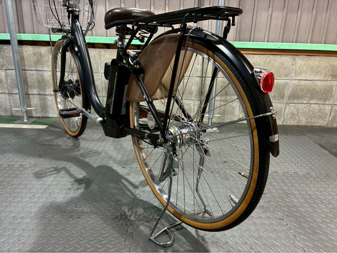 №8615 電動自転車　ブリヂストン　フロンティア 26インチ ブラック✨美品✨