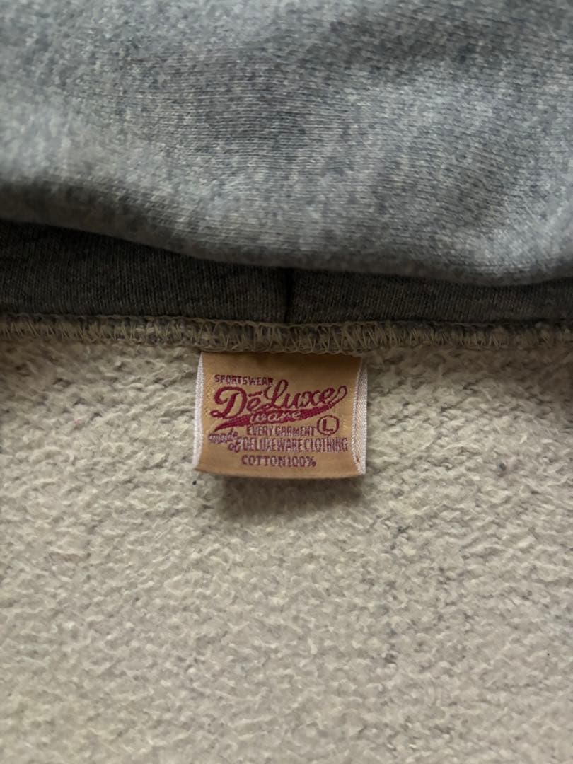 〈デラックスウエア〉DELUXEWARE フルジップパーカーＬ