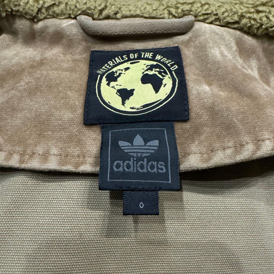 【激レア】アディダスオリジナルス　ジップパーカー　ファー　トレフォイルロゴ刺繍