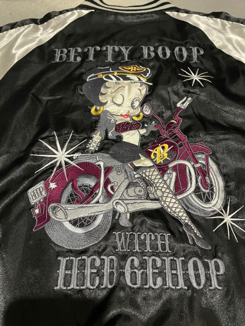 ※追記　★美品★ ベティブープ　スカジャン　hedgehop コラボ　サイズ注意