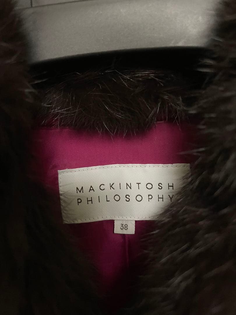 マッキントッシュフィロソフィー　キルティング　コート【サイズ38】