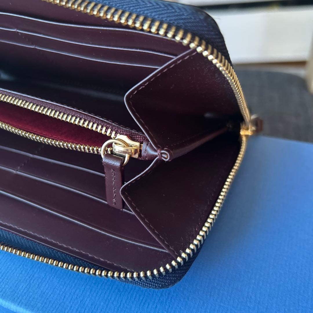 小物 smythson Panama Large Zip Around Purse