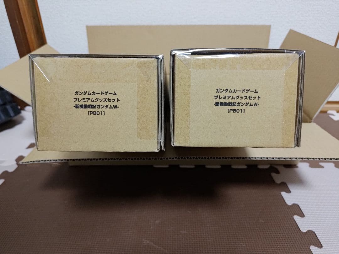 ガンダムカードゲーム プレミアムグッズセット 新機動戦記ガンダムW 2box