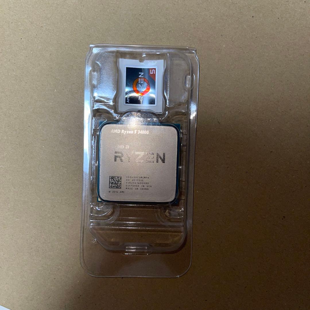 AMD Ryzen 5 3400G 未使用箱開封のみ
