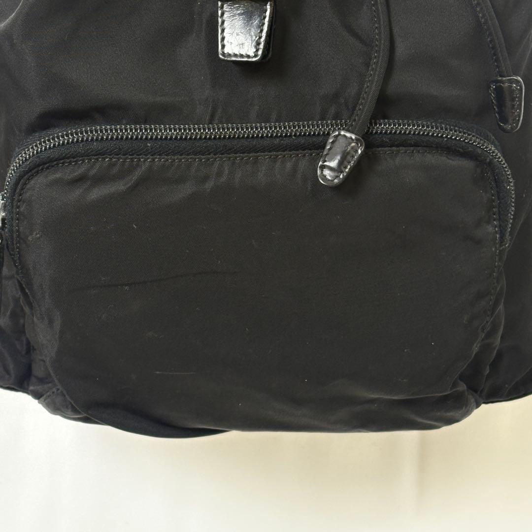 極美品　定番PRADA VELAナイロン リュックサック白タグあり