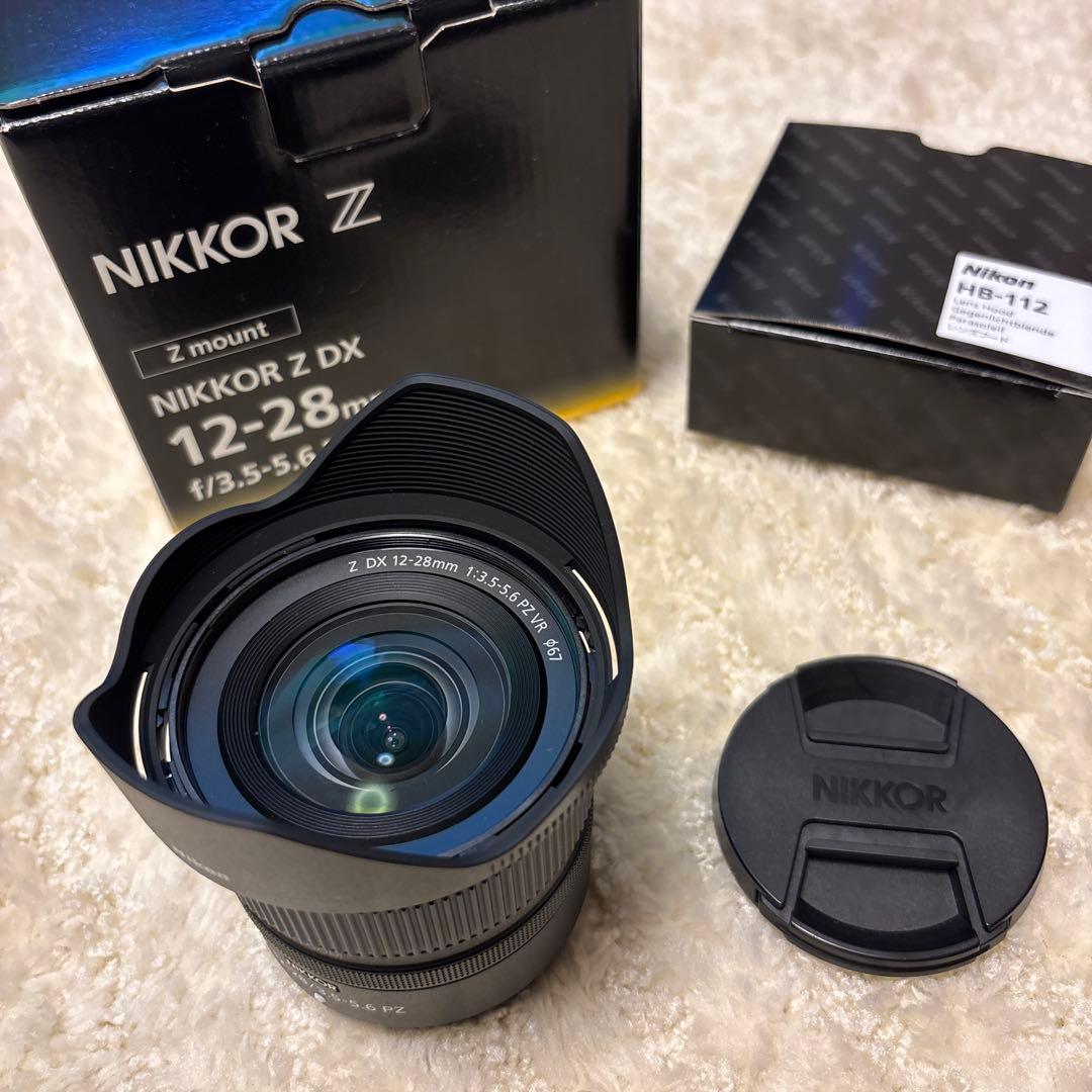 NIKKOR Z DX 12-28mm 純正フード付き