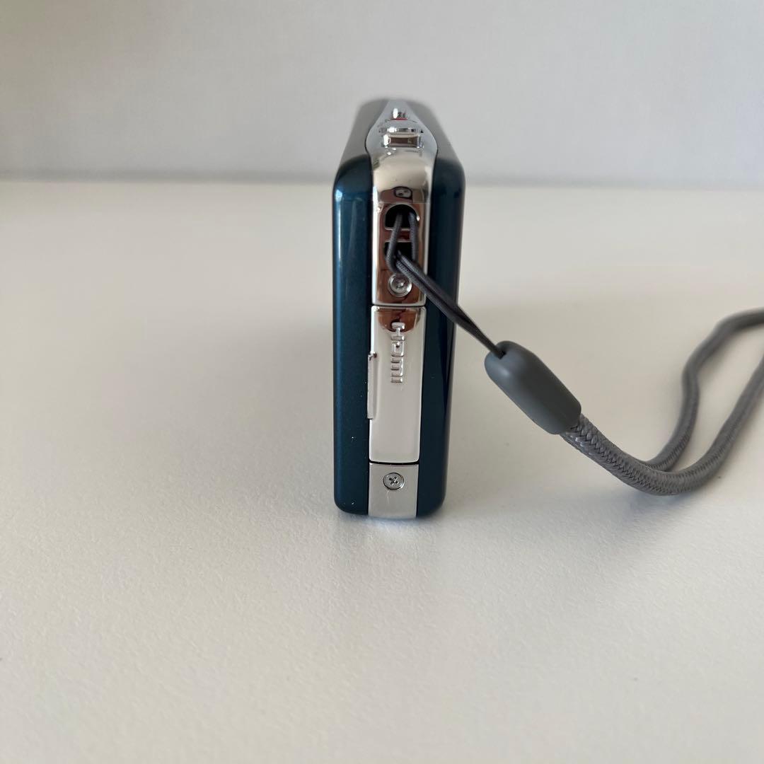 ★美品★ パナソニック デジタルカメラ LUMIX FX77 ブルー DMC