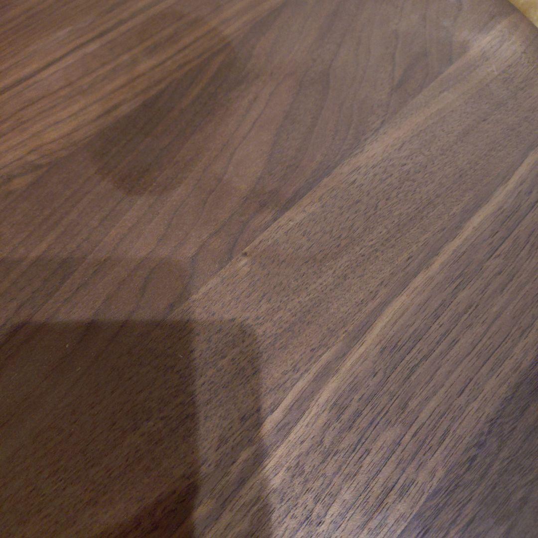 中古　ウォールナット楕円形センターテーブル　幅100cm