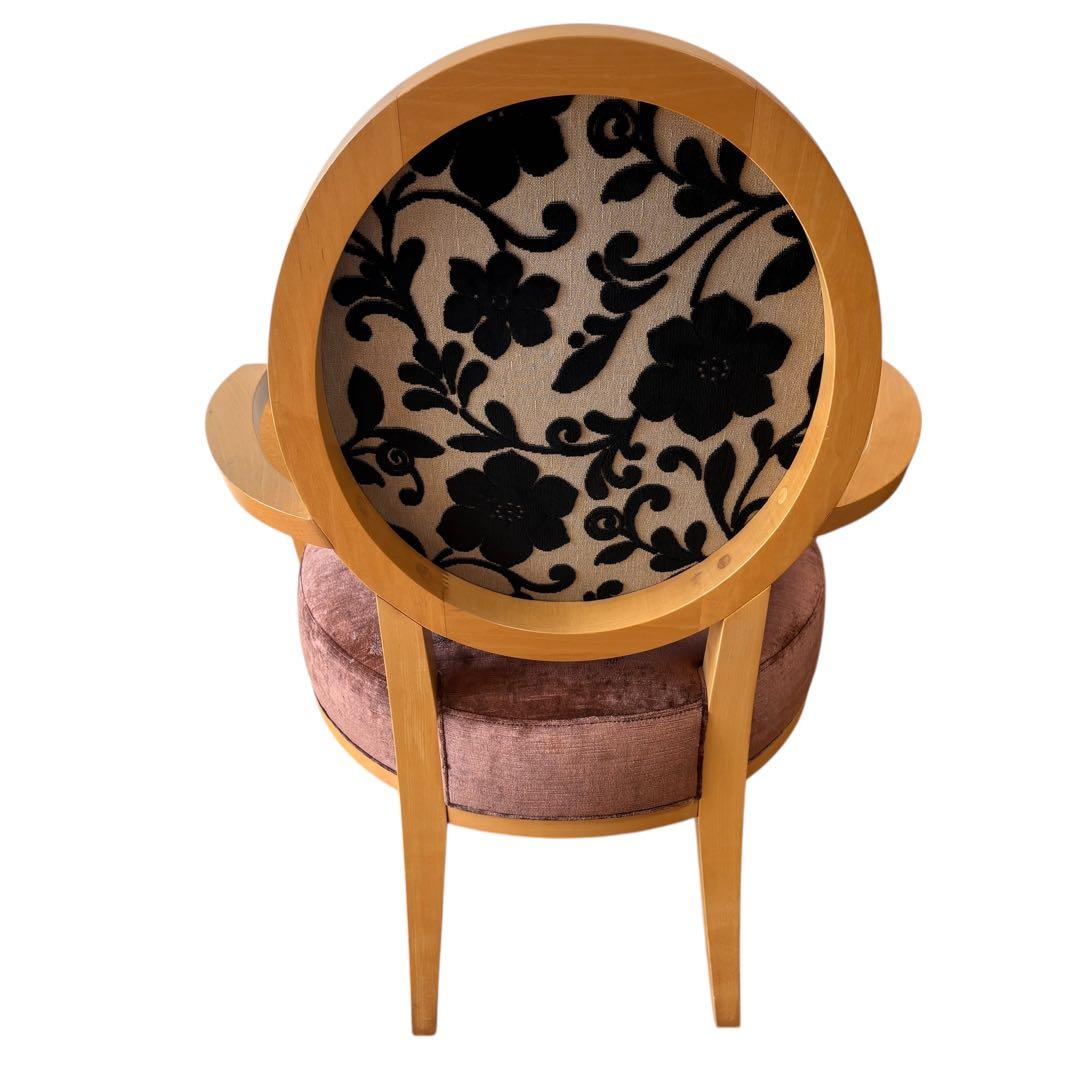 ① ネオクラシコ NEO 花柄　チェア 椅子 クラシック アンティーク モダン