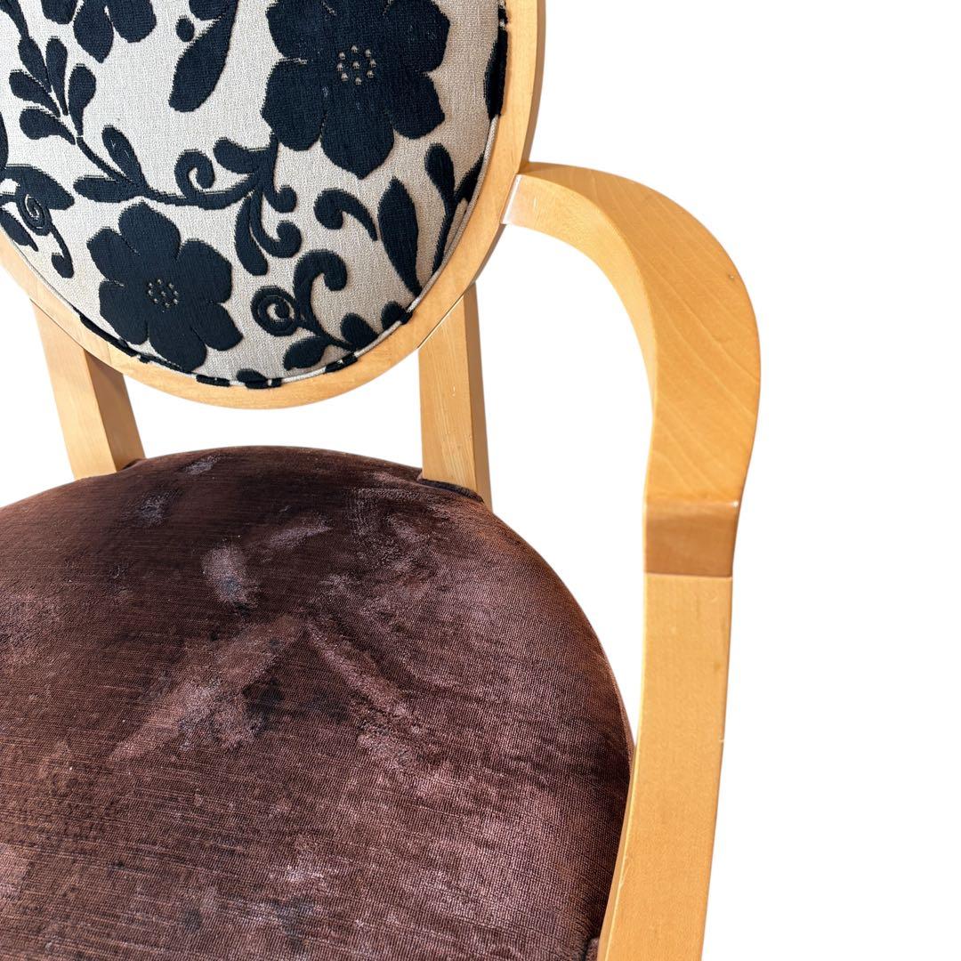 ① ネオクラシコ NEO 花柄　チェア 椅子 クラシック アンティーク モダン