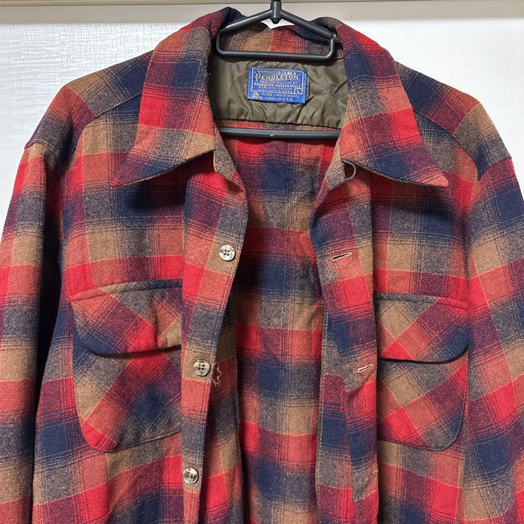 Pendleton＊100%バージンウールネルシャツ＊メンズ＊チェック