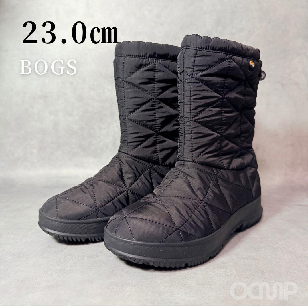 ボグス BOGS スノーデイ ミッド スノーブーツ 防水 防寒 黒 23 美品✨