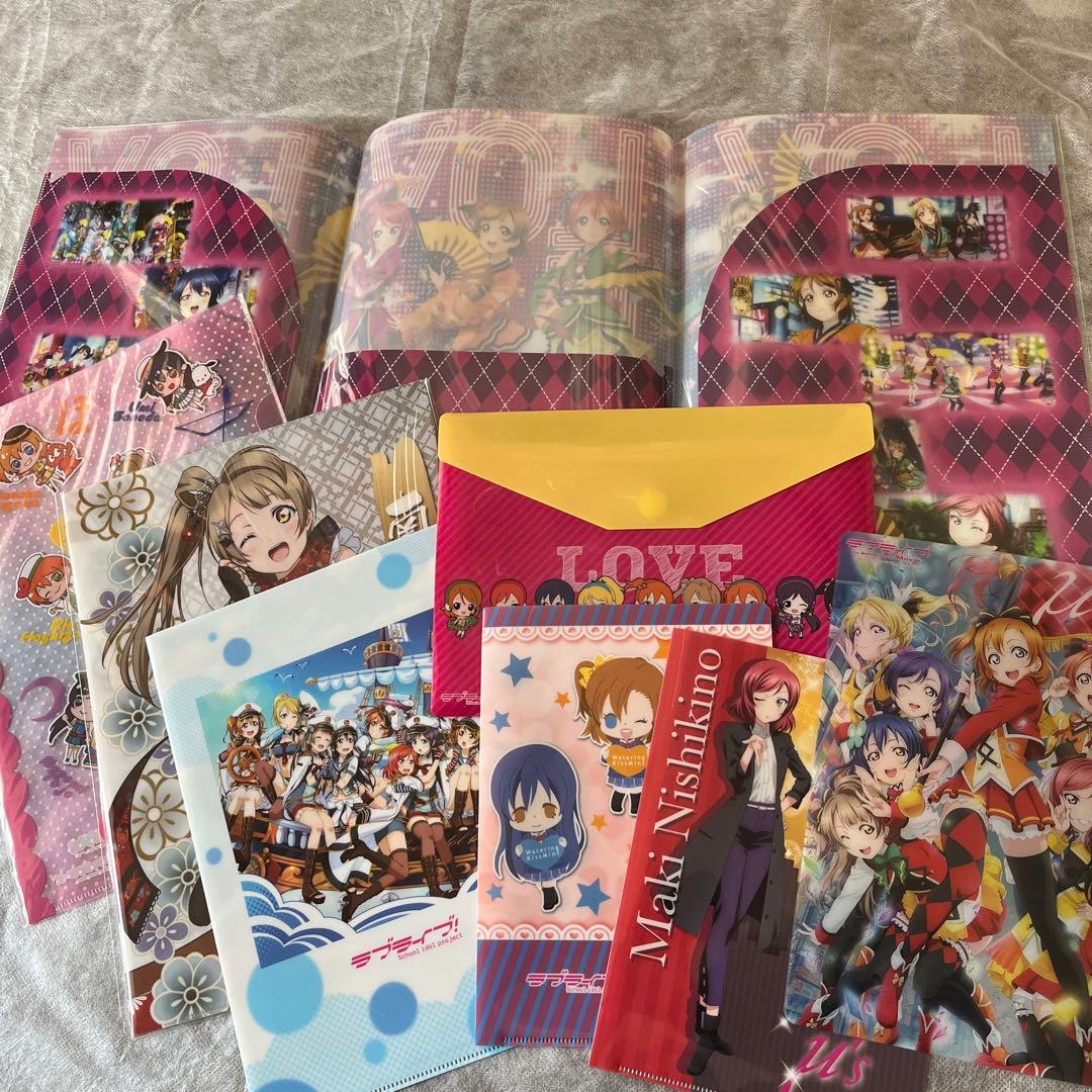 ラブライブ!μ’sコレクションのまとめ売り クリアファイル マグカップ アクスタ