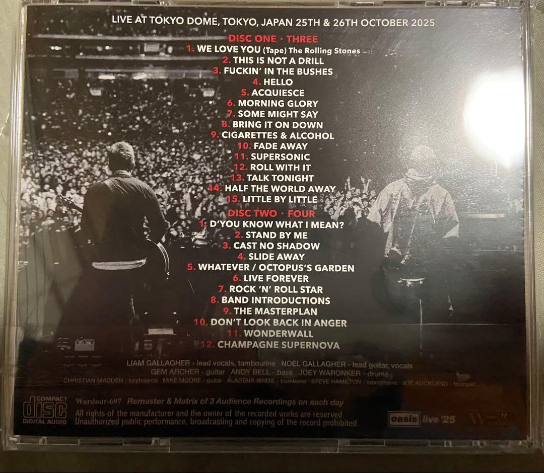 oasis DEFINITIVE TOKYO DOME 2025 LH おまけ付