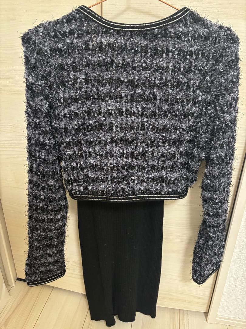 LIP SERVICE クラシカルツイードアンサンブルワンピース