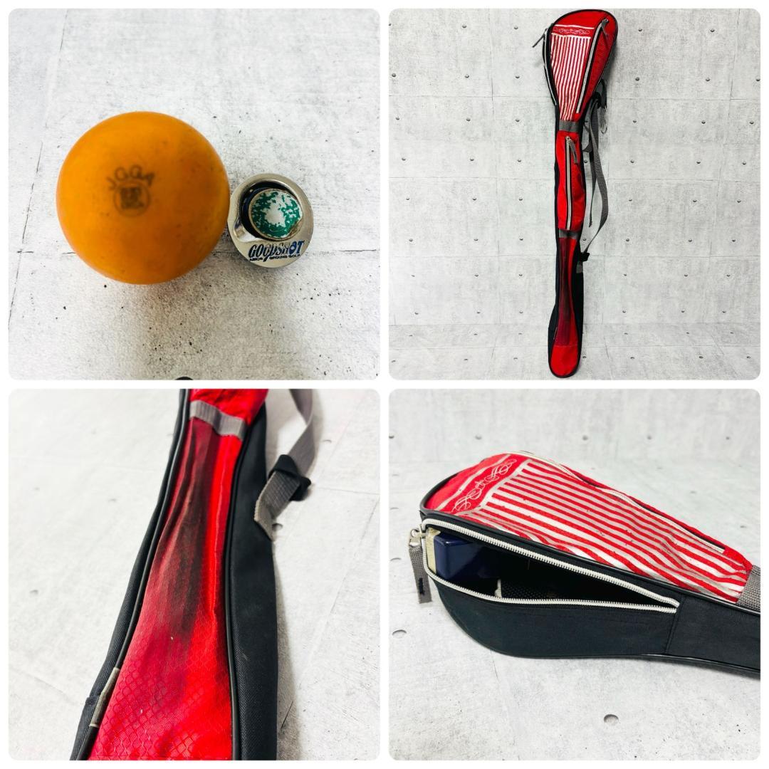 グラウンドゴルフ クラブ 2本セット アシックス ハタチ クラブバッグ付き