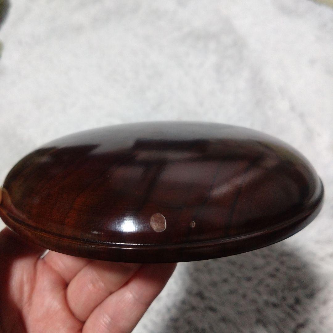 囲碁　黒檀碁笥