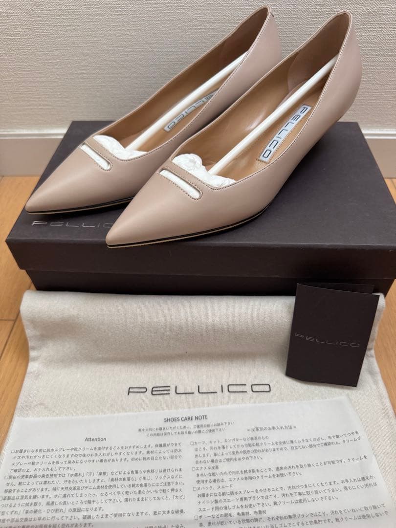 PELLICO ペリーコANIMA アネッリ スムース パンプス ベージュ 35