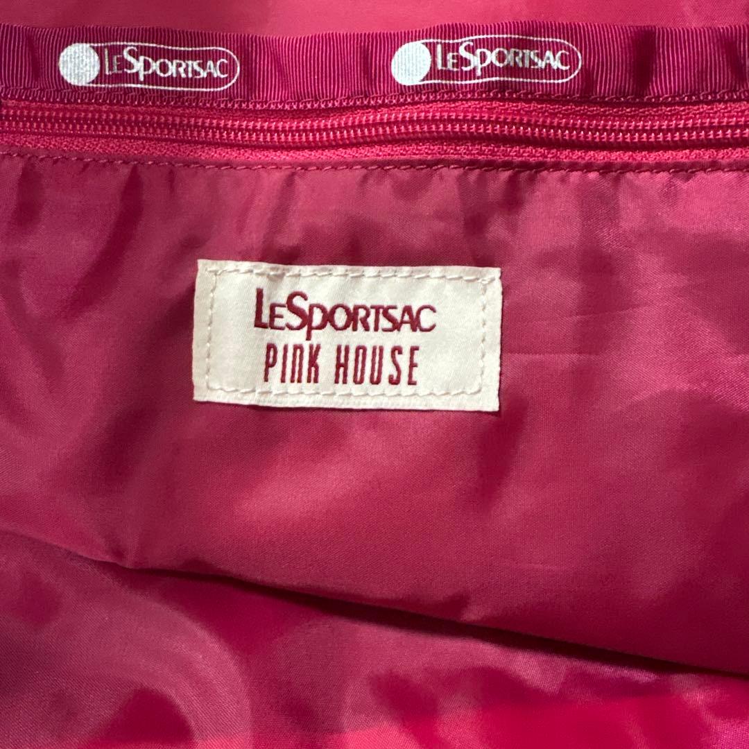 ピンクハウス&レスポートサックコラボ　ボストンバック