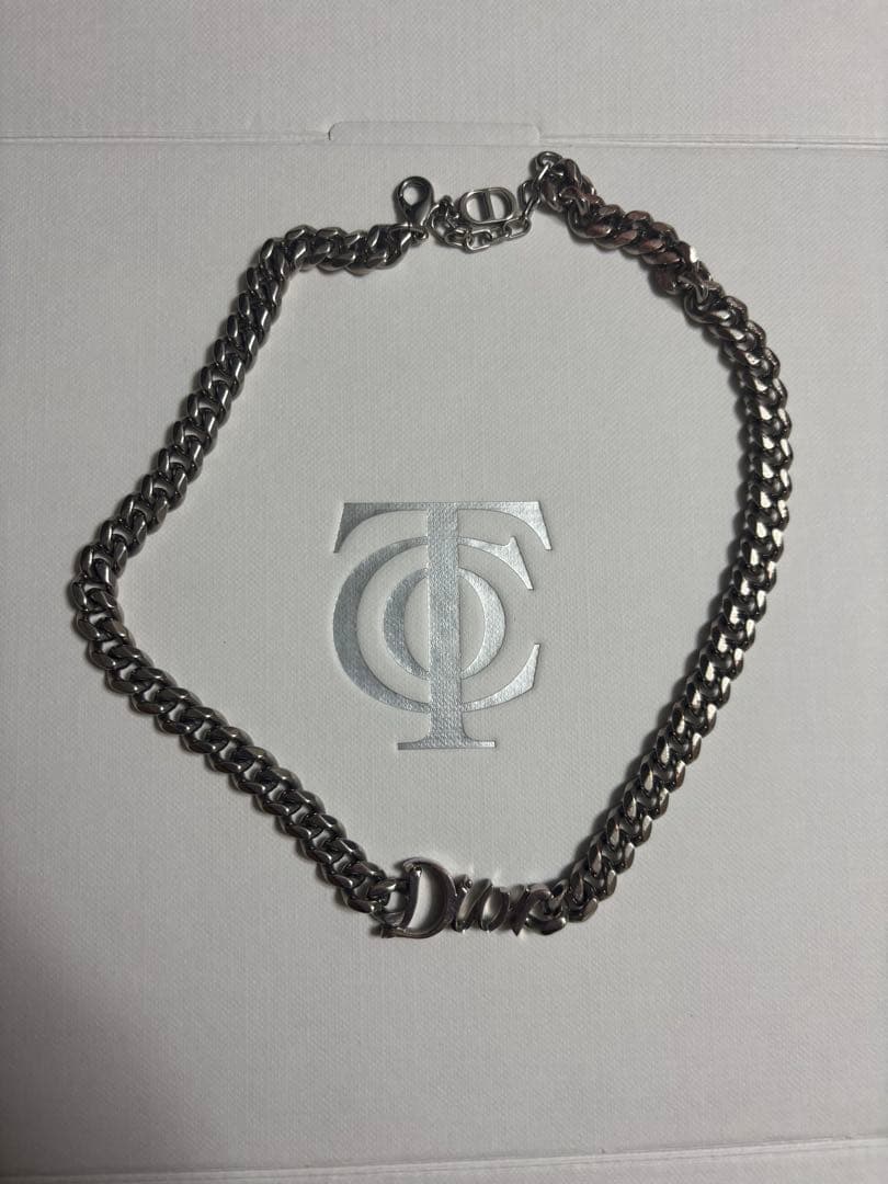 Dior シルバー チェーン　ネックレス&ブレスレット