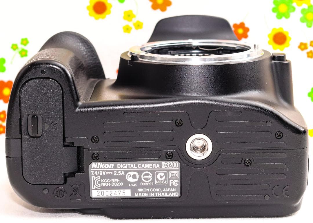 Nikon ニコン D3200☆高画質一眼レフ☆望遠レンズセット☆スマホに転送♪