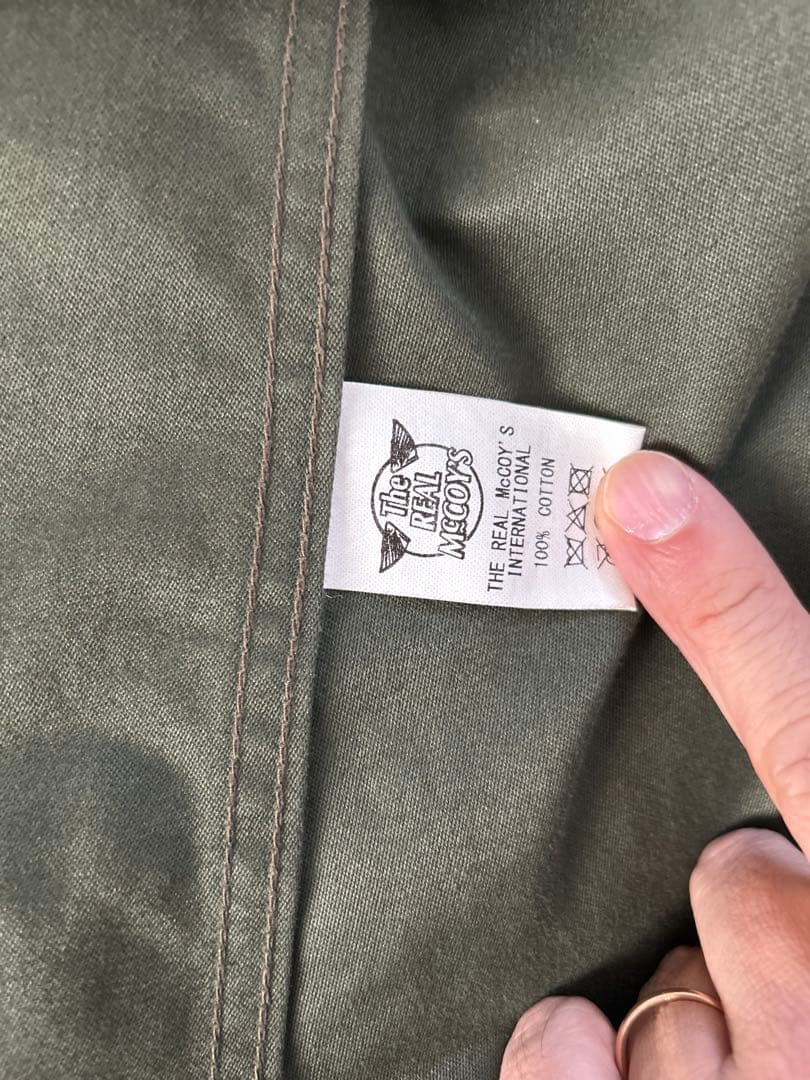 ¥91800 リアルマッコイズ　M-1948 モッズパーカー　フィッシュテール