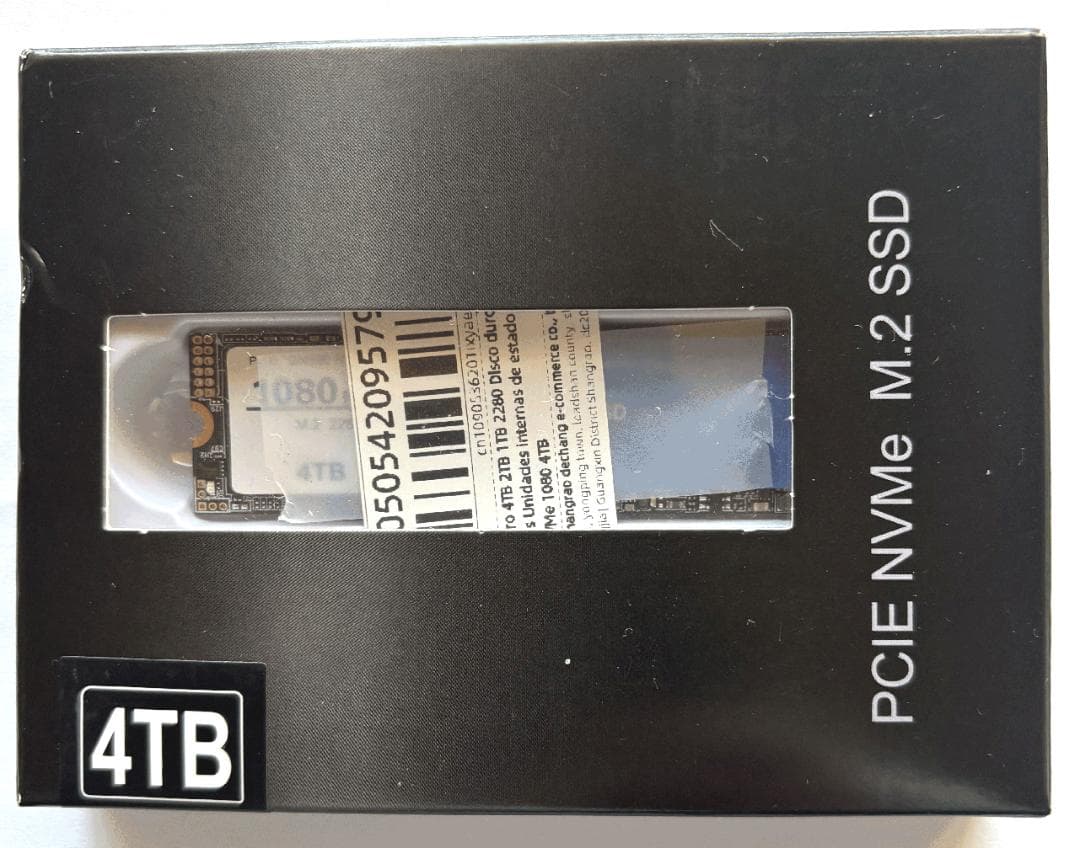 内蔵型SSD NVMe 1080PRO M.2 2280 4TB PCIe4.0 SSD