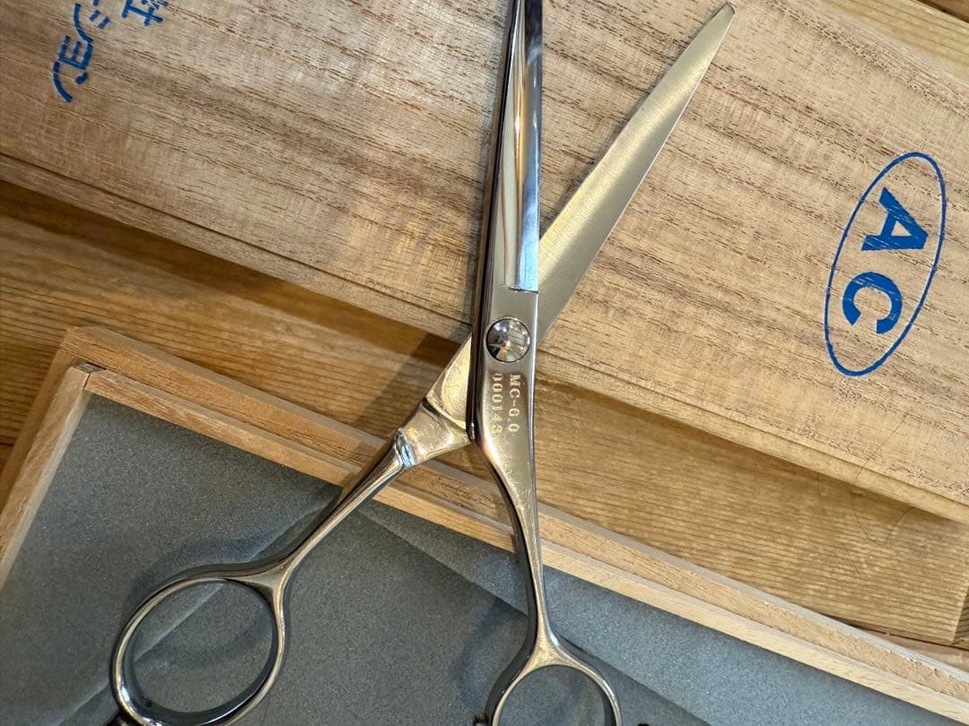 YAMAHAさん専用美容師シザー　メガネタイプ　青山コーポレーション　美品