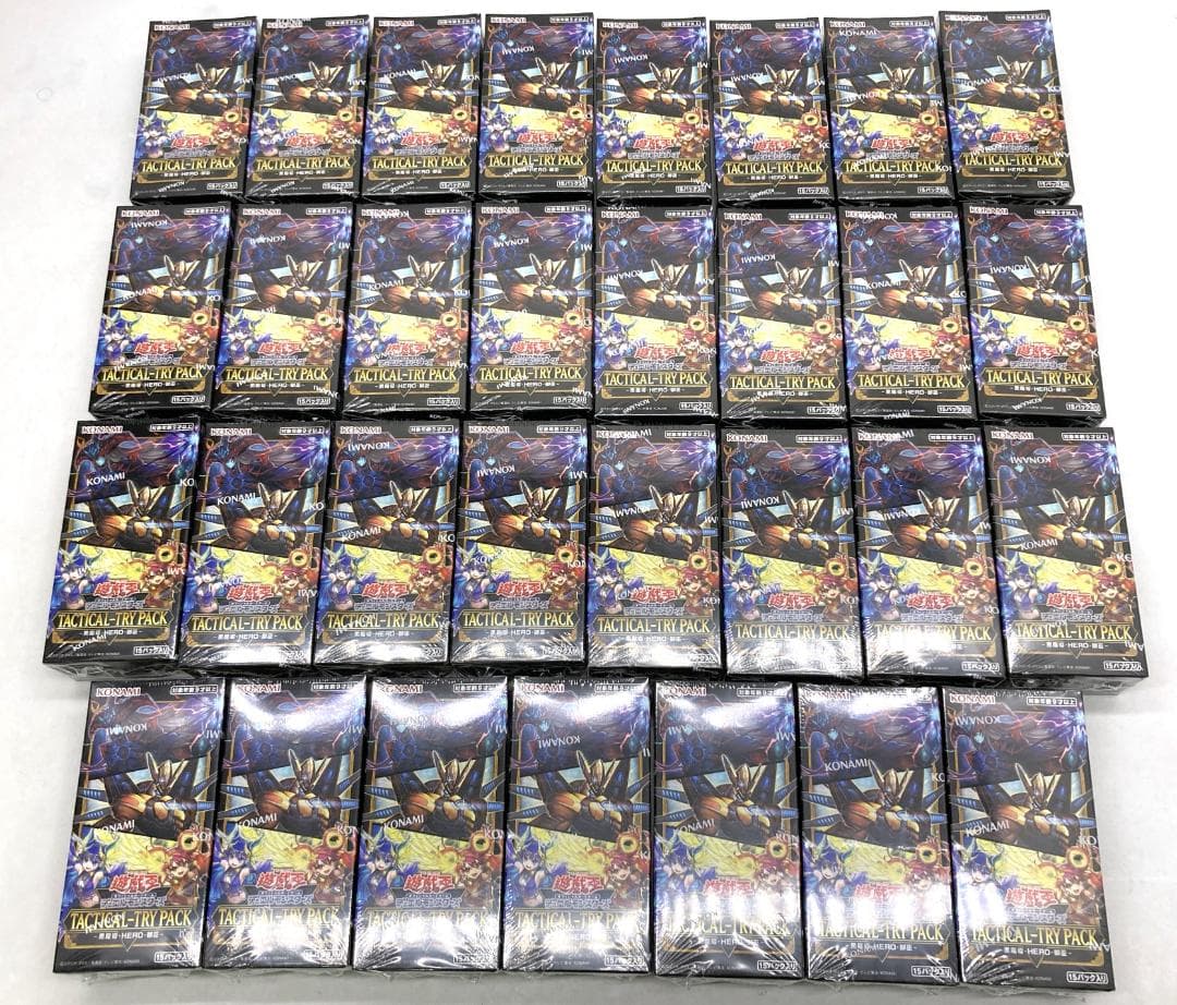 遊戯王　TACTICAL-TRY PACK -黒魔導・HERO・御巫　３１BOX