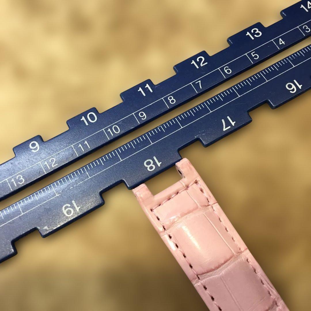 カルティエ　カーフ型押しバンド　18ミリ　(A194)