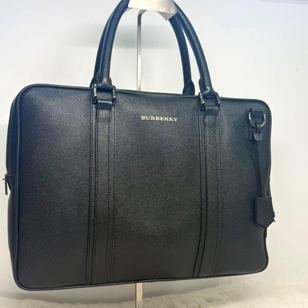 ✨️高級✨️A4 BURBERRY ビジネスバッグ 2way サフィアーノ レザー