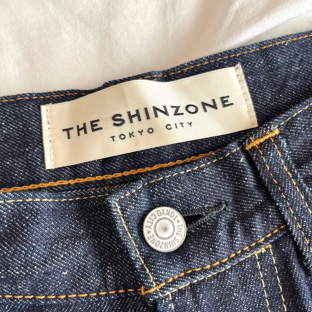 THE SHINZONE ザシンゾーン ハイウエストデニム ネップ　36