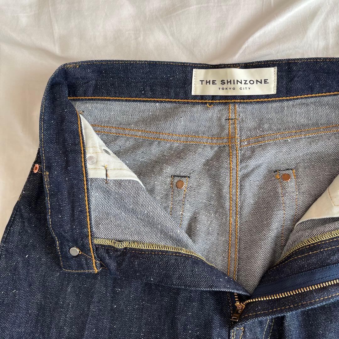 THE SHINZONE ザシンゾーン ハイウエストデニム ネップ　36